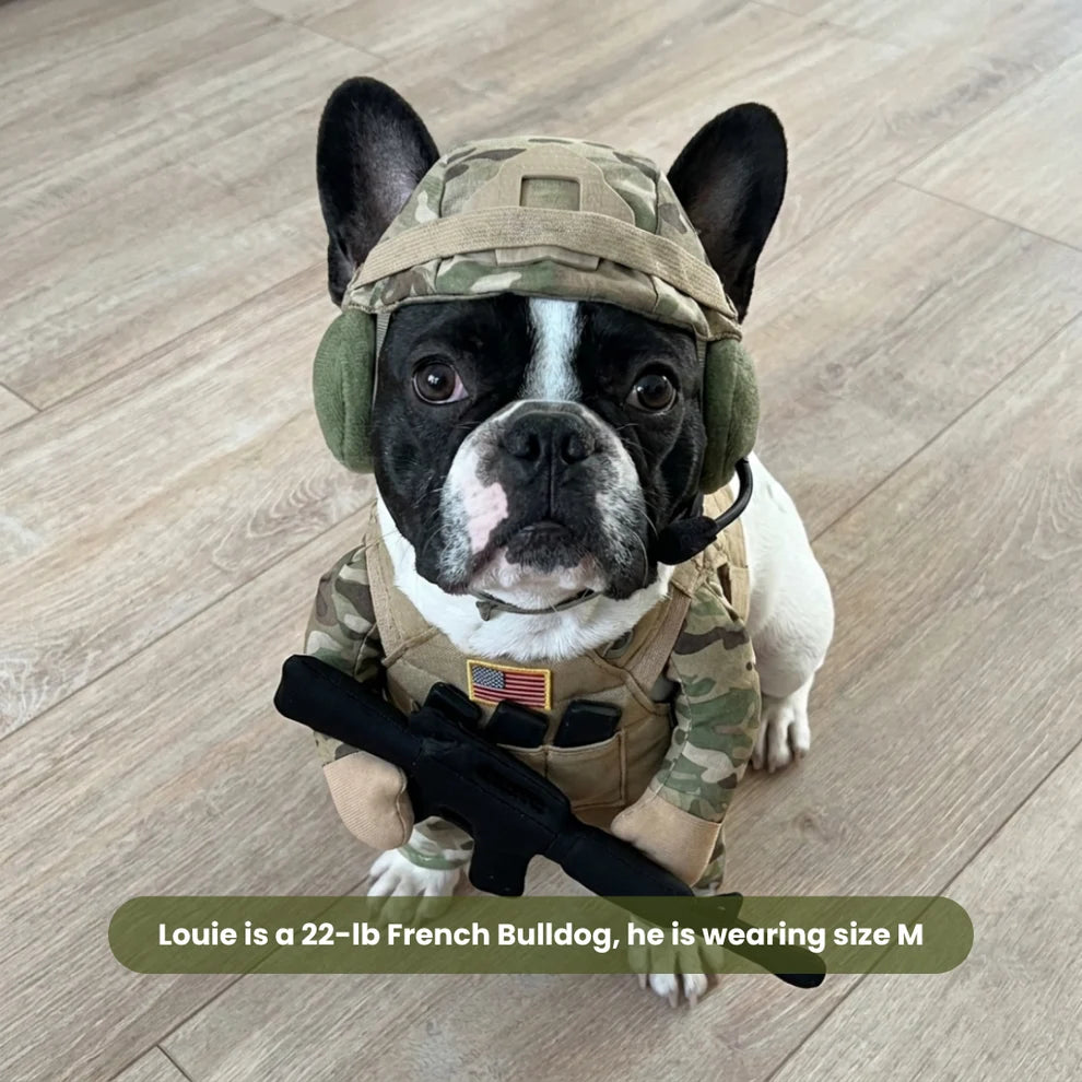 TacticalTails- Doggy Soldier Outfit